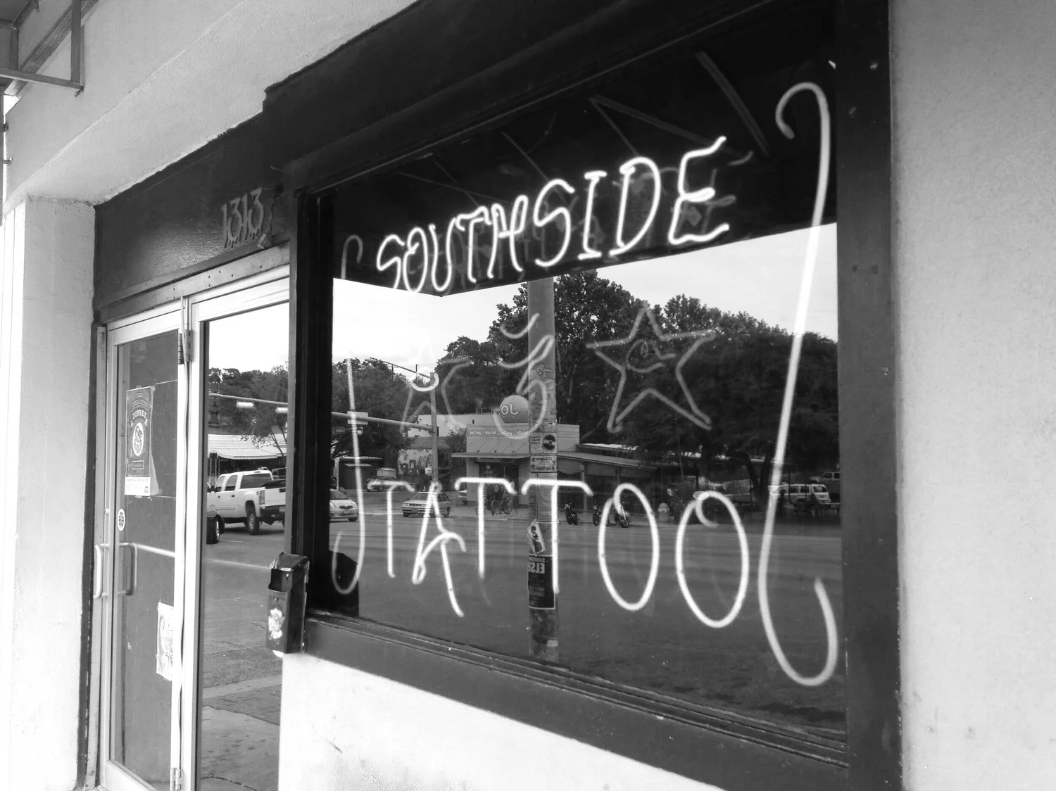 Inside Southside Tattoo on South Congress